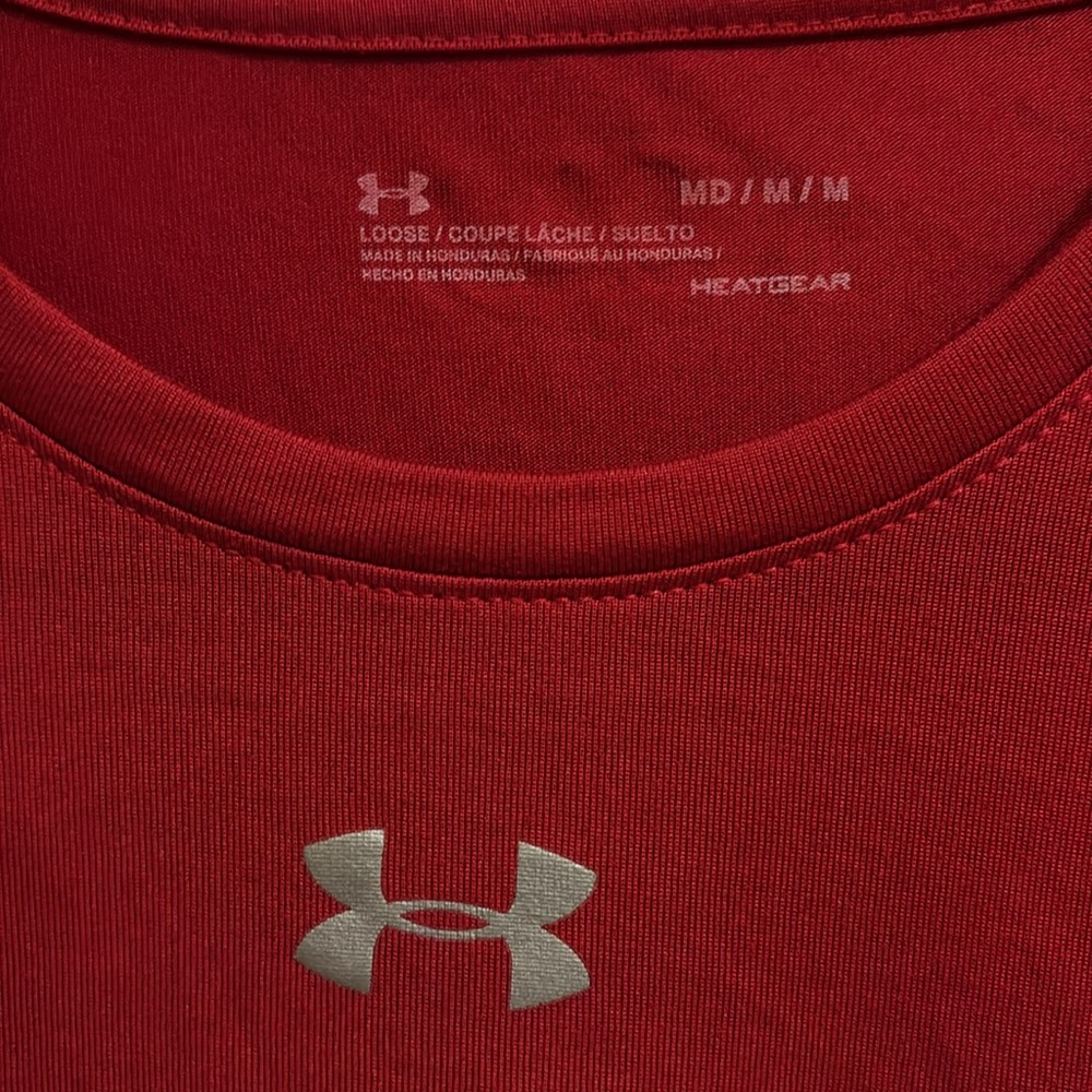 Under Armour Red Short Sleeve Performance Tee - Picture 2 of 2